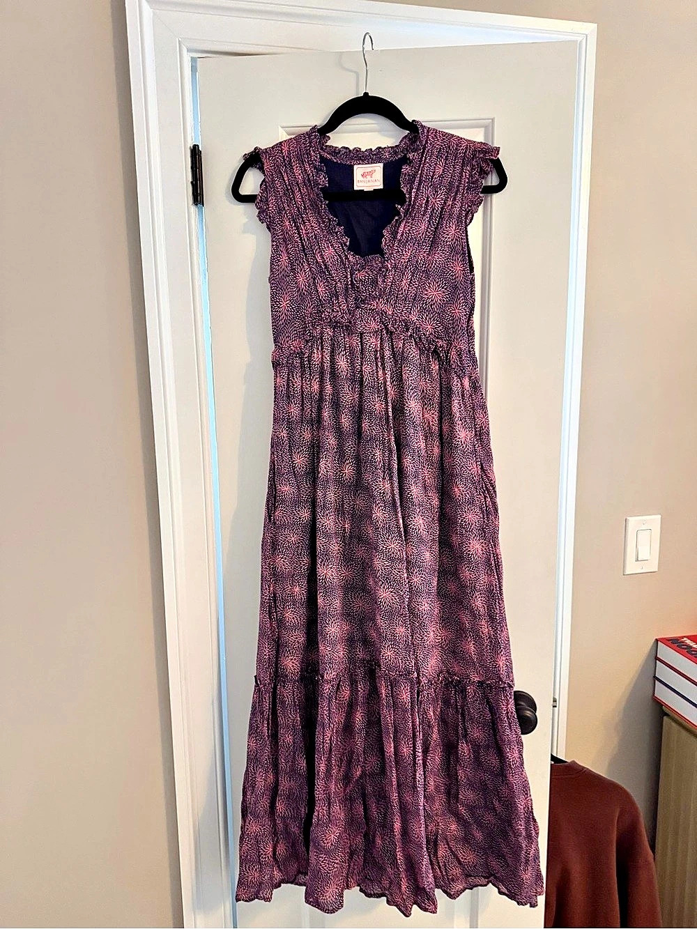 Banjanan Constance Maxi Dress Petal Power Blueprint Size XS